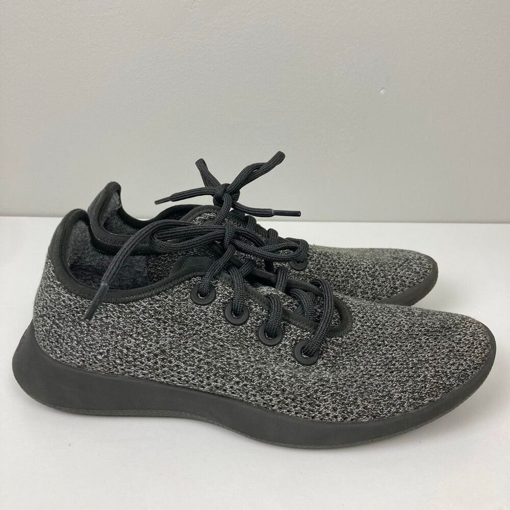 Allbirds Tree Runner Casual Everyday Lace Up Sneakers Grey Charcoal Women's sz 8